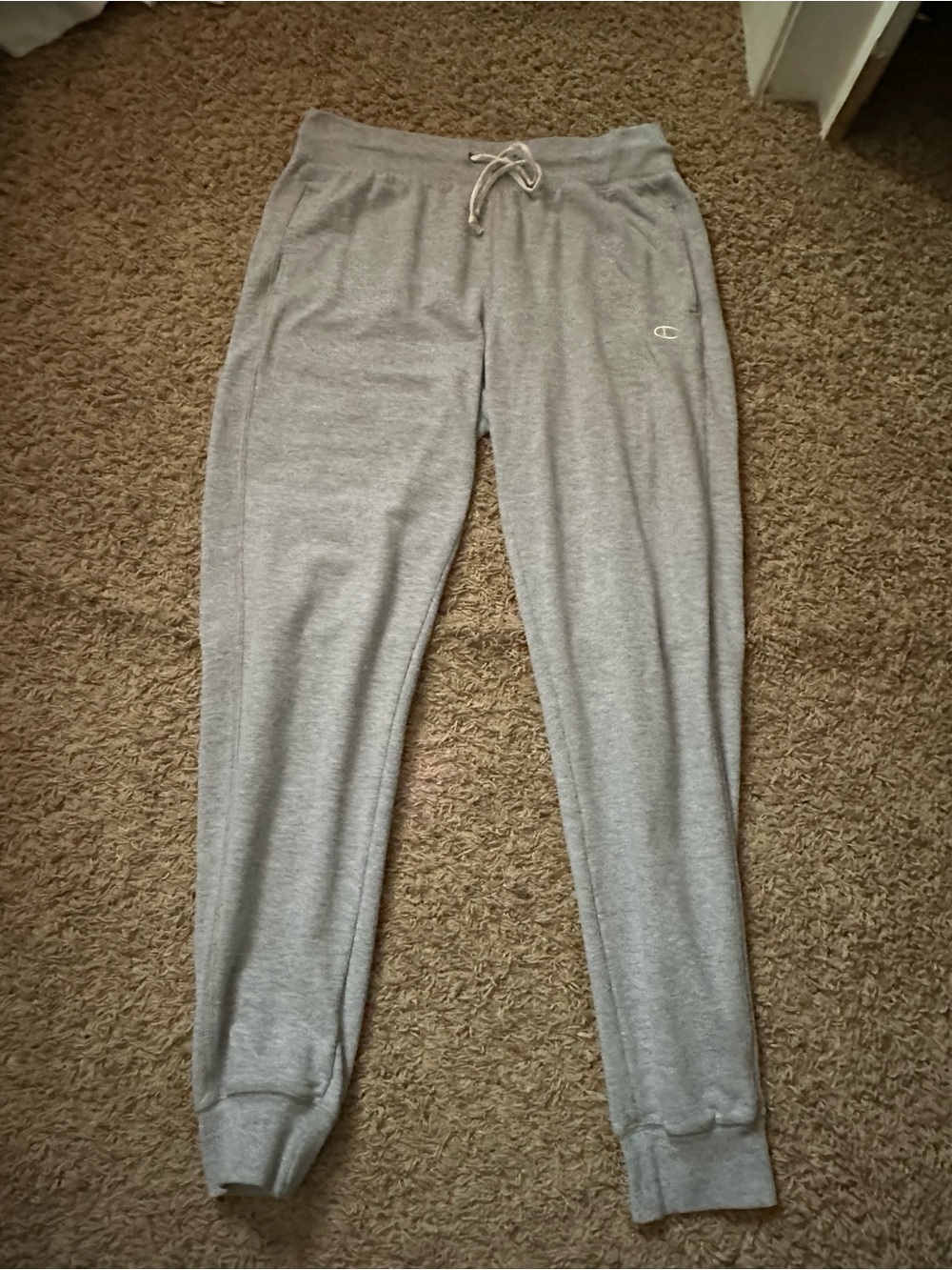 Champion Light Gray Men's Jogger Sweatpants